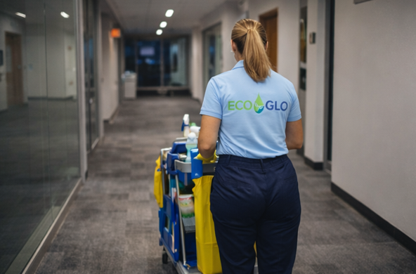 EcoGlo Reinigungsteam im Einsatz